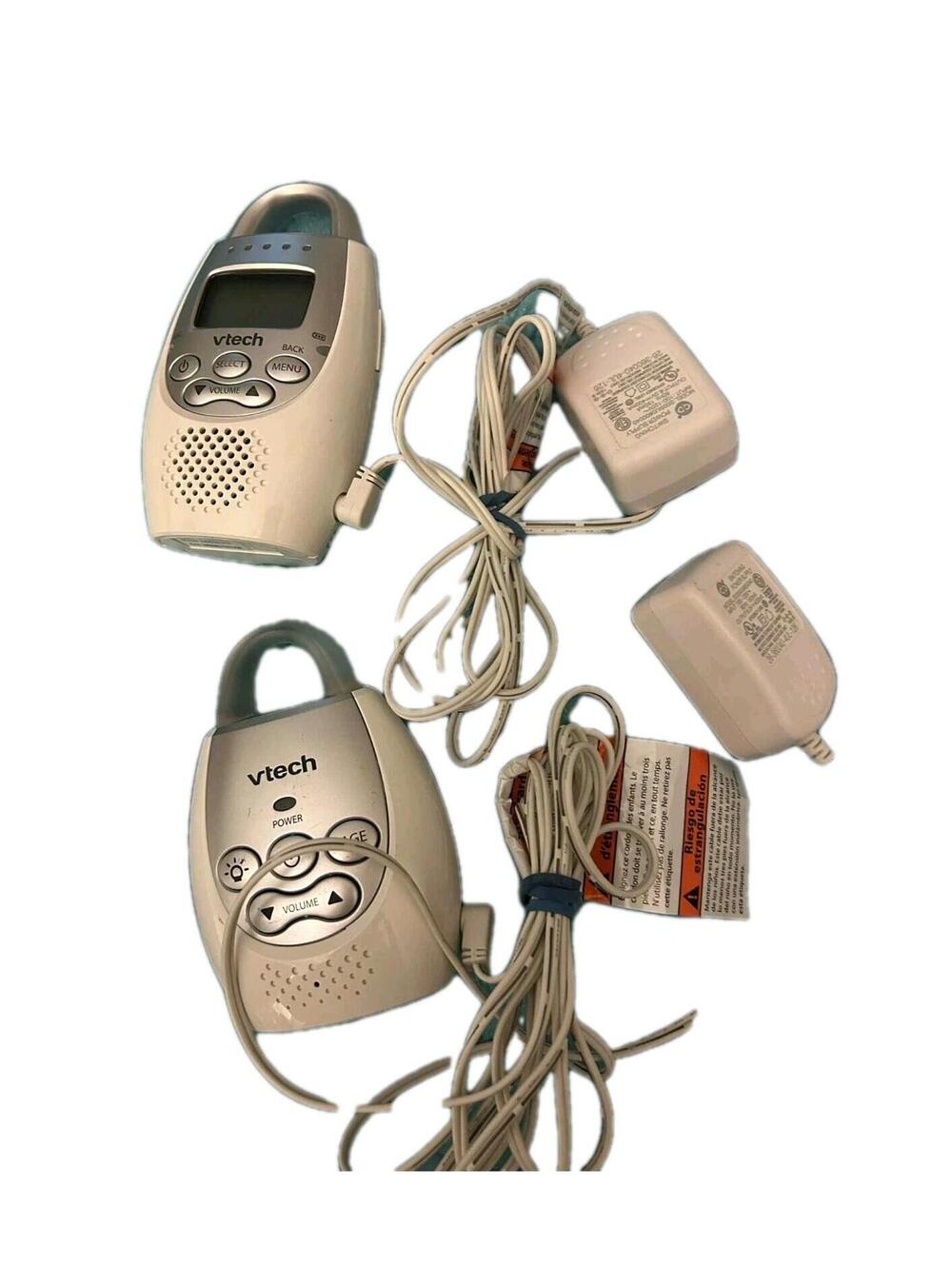 VTech DM221 Digital Audio Baby Monitor w/ 2 Adapters